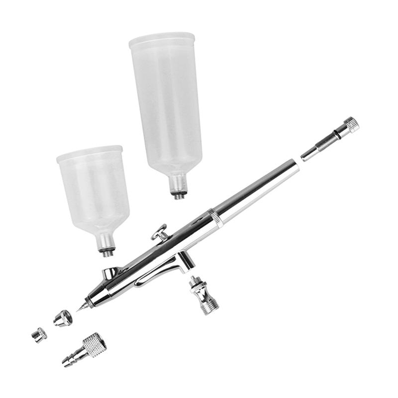 

0.3mm Spray Gun Gravity Feed Double Action Airbrush Cake Tattoo Decorating Brushes Sprayer Pen For Nail Manicure Air Brush