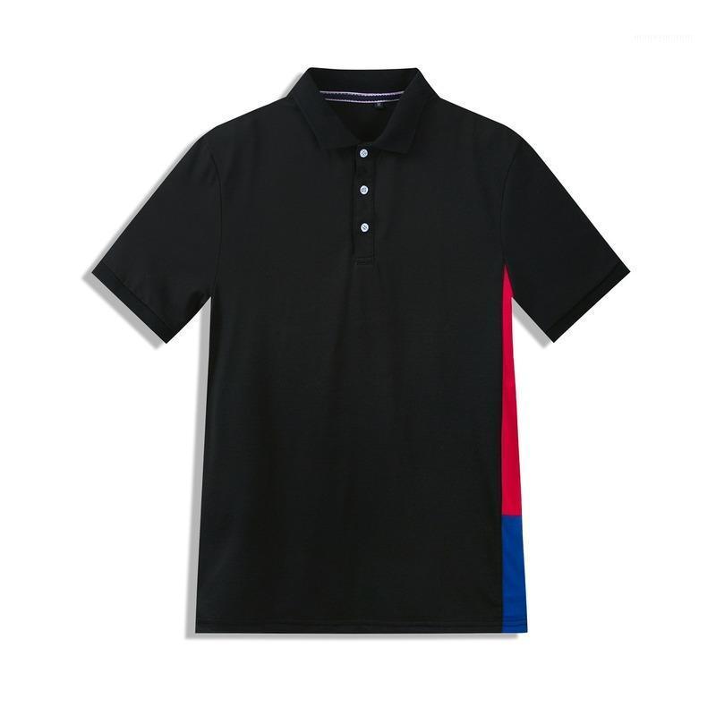 

2020 New Summer New Mens Short Sleeve Polos Shirts Casual-design Brand Cotton Breathable Cotton Casual Shirt1, Black