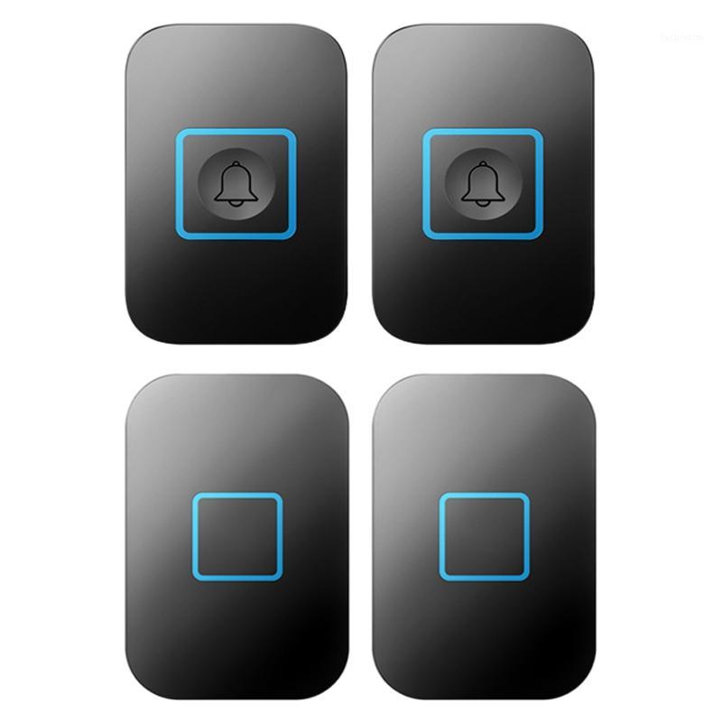 

Wireless Waterproof Doorbell 2 Button 2 Receiver 300M Music Doorbell LED EU Plug1
