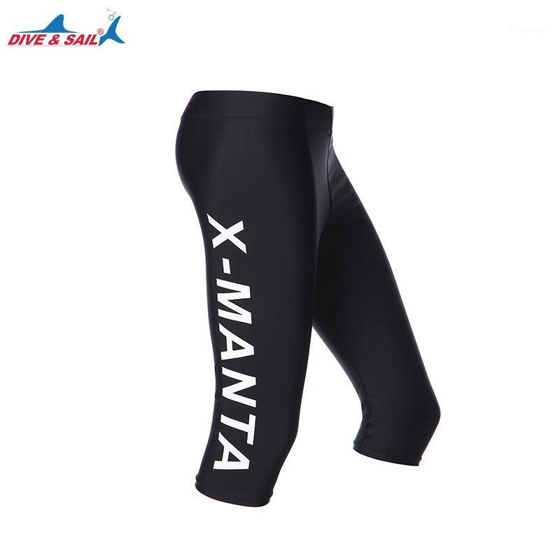 

DIVE&SAIL Men women fifth Swimming Pants Surfing Diving Suit Black Spearfishing Anti Jellyfish UPF50+ unisex style Trousers1
