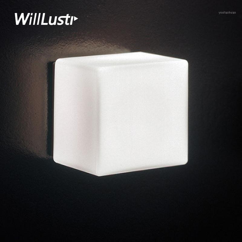 

Willlustr Cubi Wall sconce Lamp Ufficio Stile design Modern light hotel restaurant bar doorway porch novelty vanity lighting1