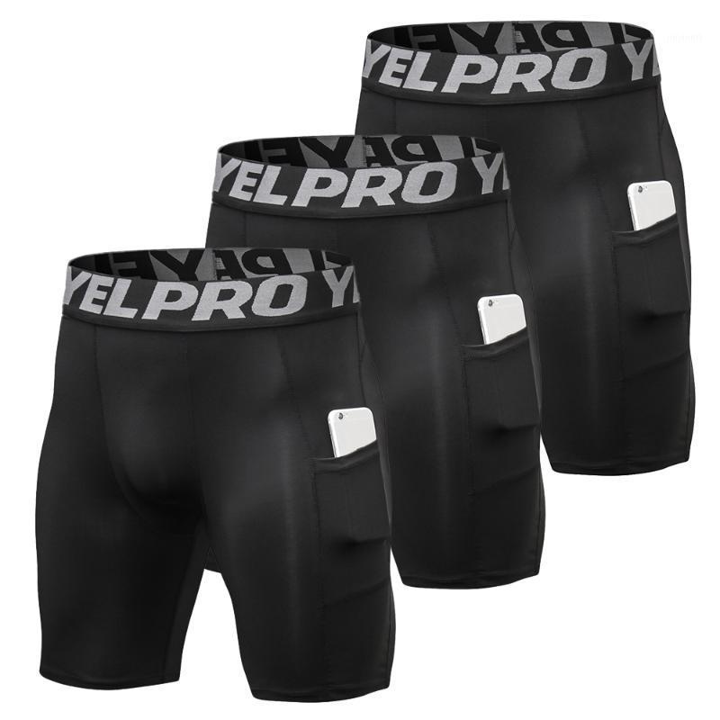 

3Pcs Men Quick Dry Compression Running Shorts Comfort Training Marathon Fitness Gym Sport Shorts Active Workout Underwear1, Black grey dark blue