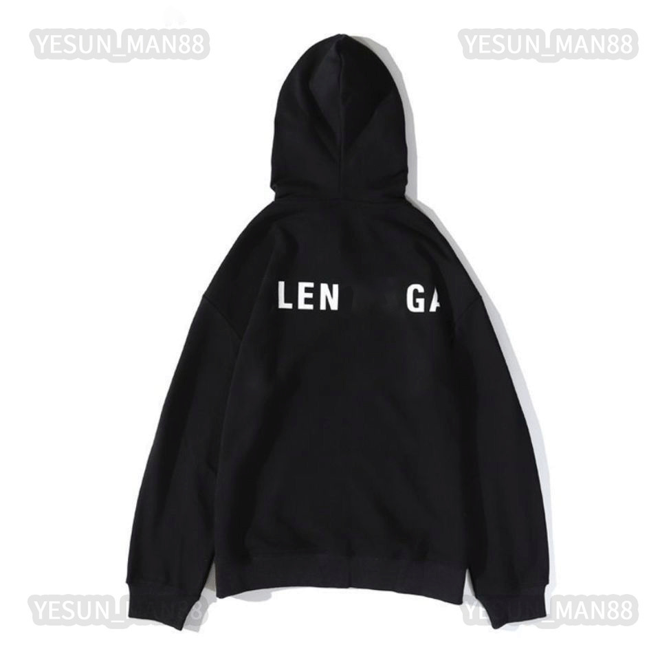 

Designer Luxury Balencaigas Classic European Fashion Pure Cotton Back Letter Printing Hoodie Mens And Womens Hooded Coat -5XL
