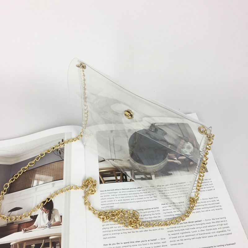 

2020 Laser Shoulder Bags on Totes Messenger Female Sac a Main Transparent Bag D8ou, Clear