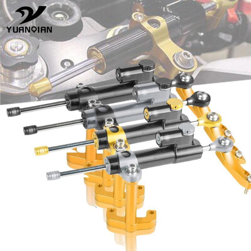 

Motorcycle CNC Aluminum Adjustable Steering Stabilize Damper Bracket Mount Kit For ER6N ER-6N 2013 2014 2020 2020 ER 6N1