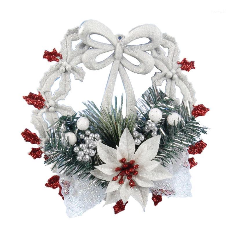 

Quality White Christmas Home Door Window Ornaments Christmas Decoration Xmas Tree Hanging Décor1