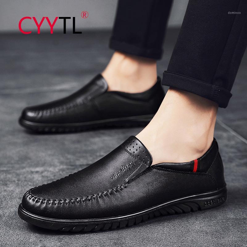 

CYYTL Loafers Men Dress Shoes Classic Men Shoes Leather Formal Office Chaussure Homme Ayakkabi1, Black hy5017