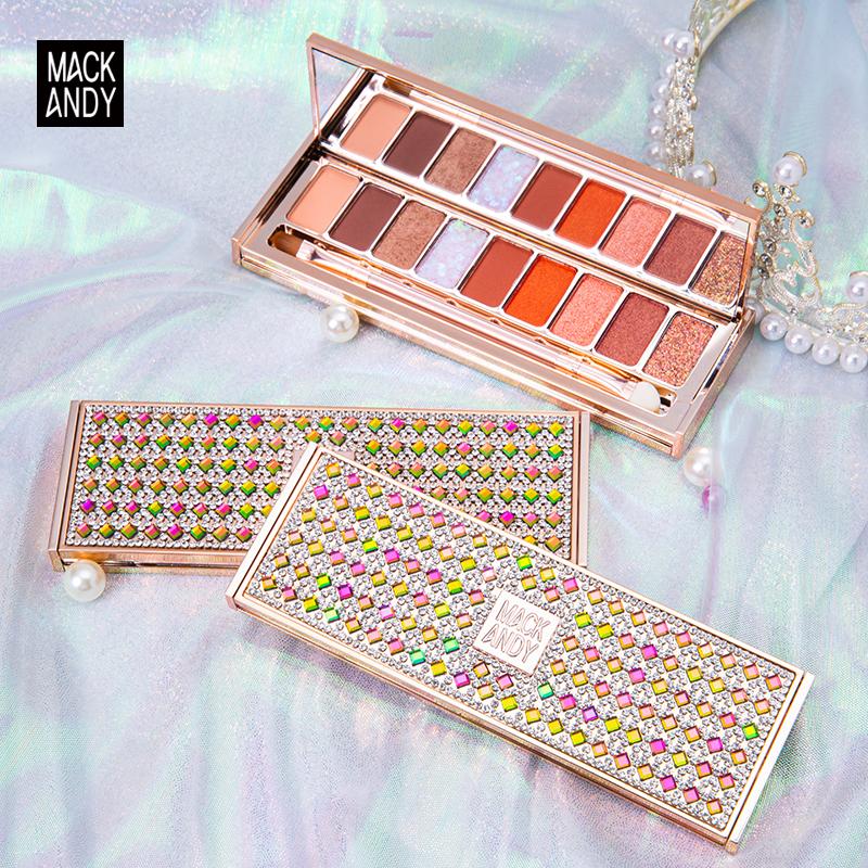 

Luxurious Diamond Resplendent Dimensional Eyeshadow Palette Glitter Matte Shimmer Smooth Waterproof Long Lasting Nude Powder, 01