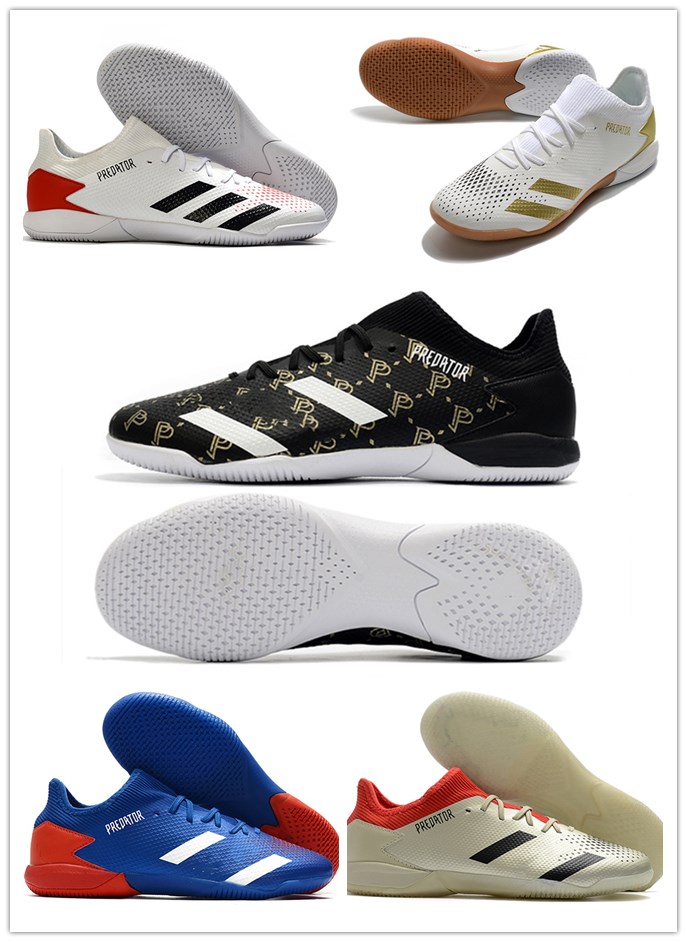 

top quality mens soccer shoes PREDATOR 20.3 L TF IC indoor soccer cleats Predator 20 football boots low ankle mens soccer shoes, 0008