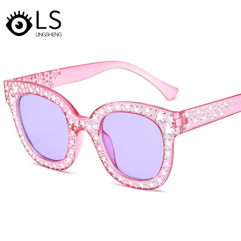 

Sunglasses LS Cute Playful Glasses 2021 Personality Five Pointed Star Jelly Color Fashion Colorful Ocean Piece YG058