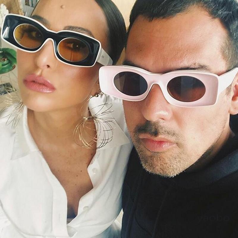 

Candy Color Square Sunglasses For Women Men Punk Luxury Oversize Couple Sun Glasses Female Retro Hip Hop Shades UV4001