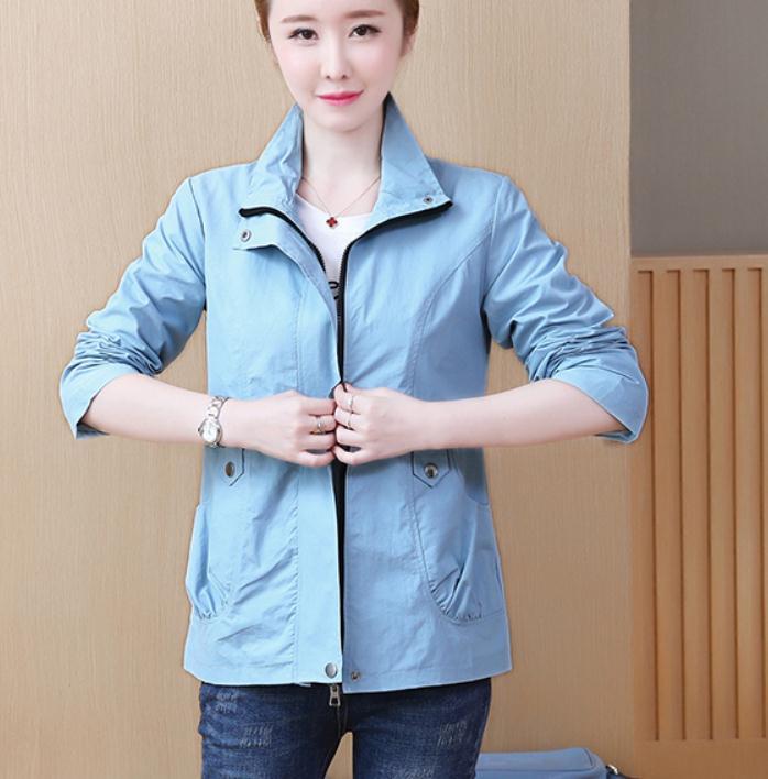 

2021 spring and autumn with New style fashion Long sleeve Women' Jacket coat, Black
