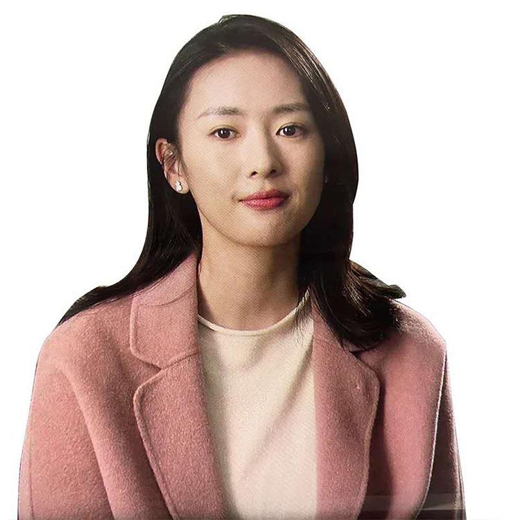 

The same double-sided wool overcoat made by Gu Jia star in her thirties, Black