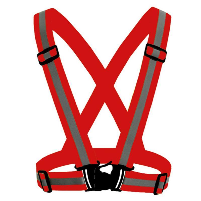 

High Elastic Traffic Night Work Security Running Cycling Safety Reflective Vest High Visibility Reflective Safety Vest