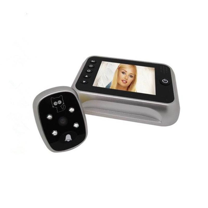 

GloryStar 3.5 Inch Smart Electronic Cat Eye Video Doorbell Visual Cat Eye with Infrared Night Vision Camera Function