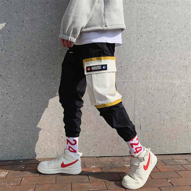 

Hip Hop Pants Streetwear Harajuku Joggers Men Loose Harem Pants Funny Male Casual Pants Summer Trousers Mens Cool Sweatpants, Brown