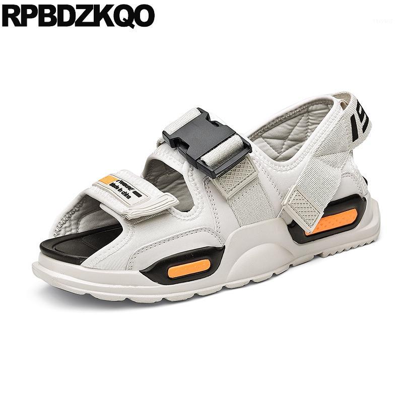 

sport slippers roman strap men gladiator sandals summer sneakers outdoor slides designer waterproof shoes platform mesh italian1, Beige