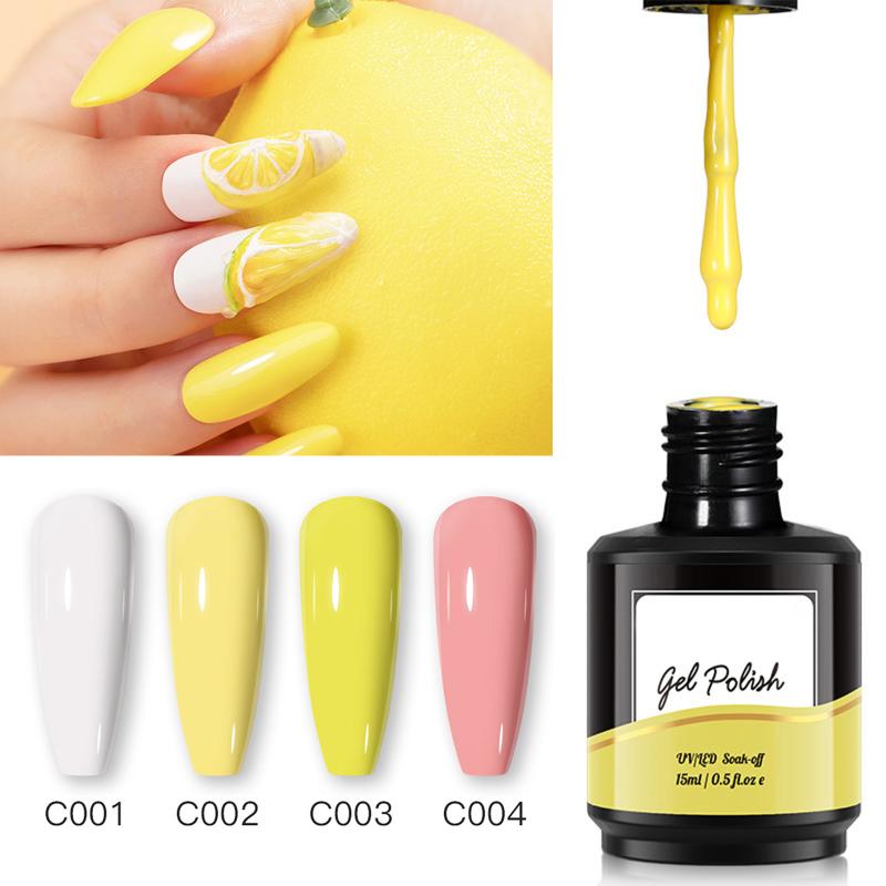 

Gel Nail 15ML Nail Gel Polish Soak Off UV/LED Soak Off Polish Varnish Art Lacquer EY669