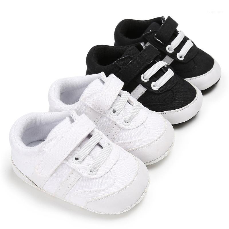 

Baby Boy Canvas Sneakers First Shoes Prewalker Sport Casual Infant -18 Months Fashion Crib Moccasins Walking Cotton Soft1, Black