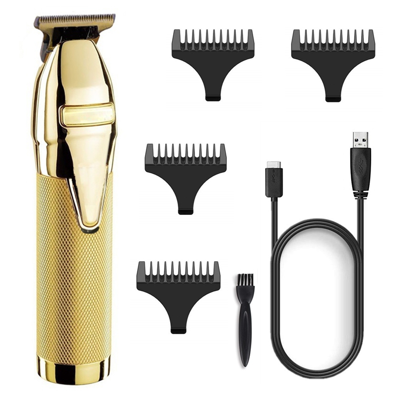 

T-blade professional hair trimmer electric hair clipper male beard trimmer rechargeable hair cutter machine USB charging