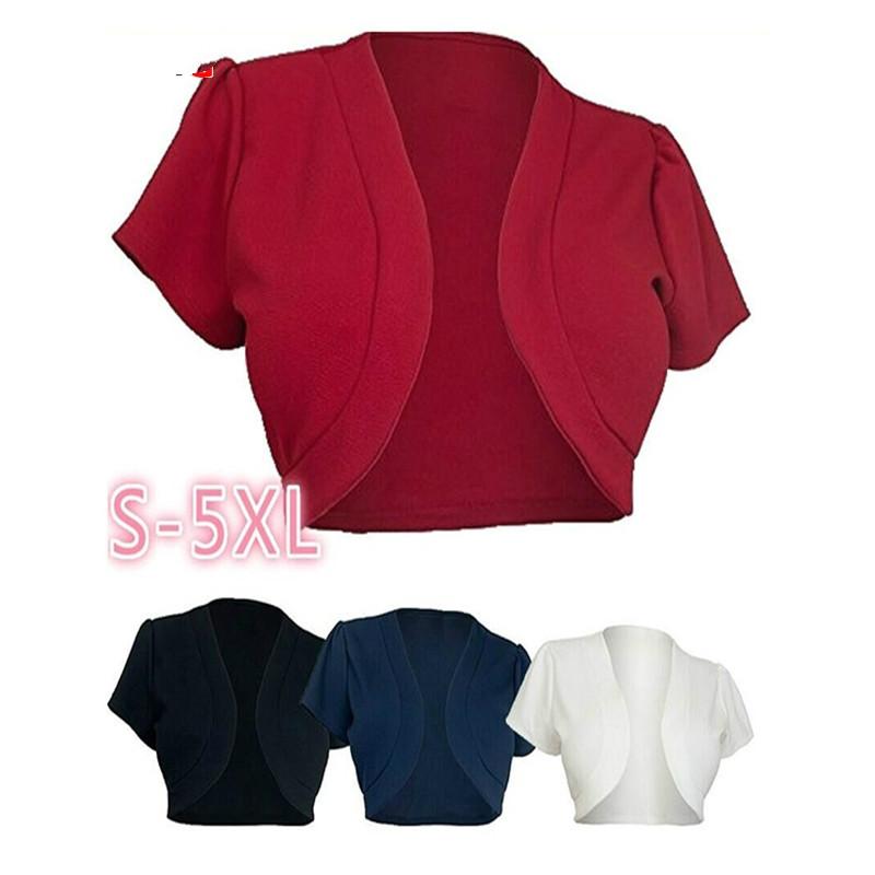 

YICIYA Cardigan For Women Knitted Short Sleeve Shrug Bolero Casaco Feminino Slim Woman Open Stitch Womens Sweaters Outerwear, Red