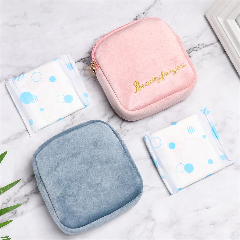 

Tampon Storage Bag Sanitary Pad Pouch Women Napkin Cosmetic Bags Organizer Ladies Makeup Bag Girls Tampon Holder Organizer Gifts, Color16
