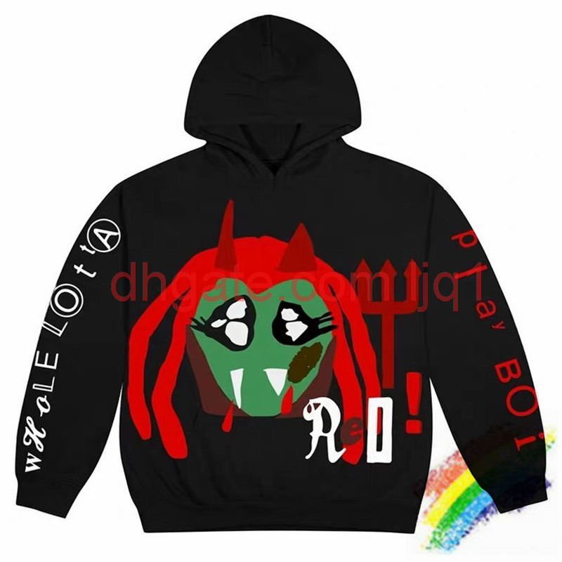 

Foaming Printing Hoodie Men Women 1 High Quality Fashion Casual Pullovers Print Hoody