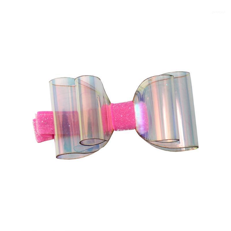 

4 inch Symphony boutique hairpin cute hair bows with clip for girls1, White