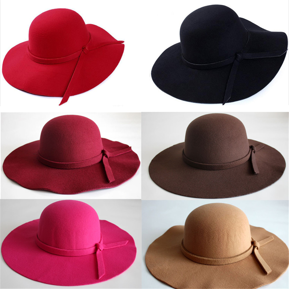 

Fashion Hats for Women Summer Wide Brim Ladies Sun Hat Caps Outdoor New, Black