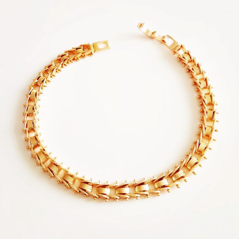 

Men Bracelet Trendy Elegant Jewelry New Fashion Luxury Hand Link Chain Bracelet Bangle 22 CM Long Men Women Bracelets1