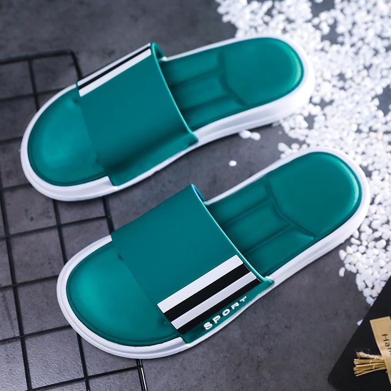 

YEINSHAARS Summer Man Soft Bottom Slippers Brand Beach Casual Shoes Anti Slip Indoor Shower Slippers Mens Comfort1, Black