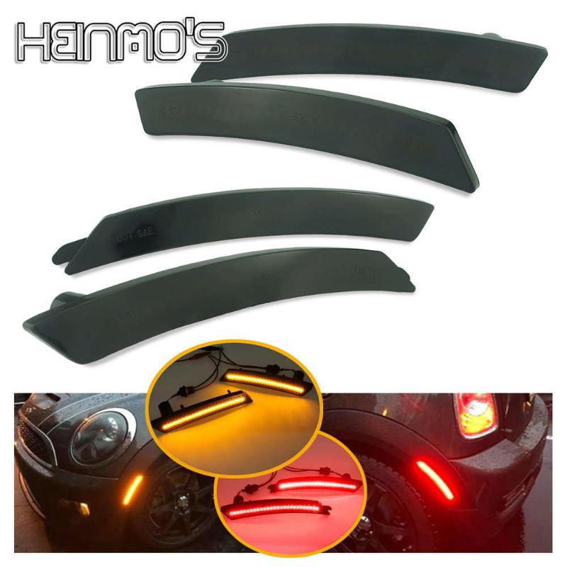 

For Mini Cooper R55 R56 R57 R58 R59 R60 R61 Front Rear Side Marker Light Turn Signal For Mini Cooper Side Marker Light Indicator, As pic