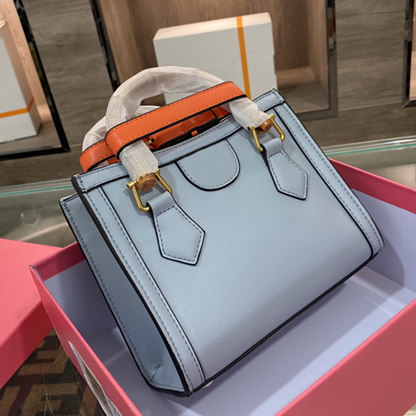 

Fashion Women Luxury Designer Bags Leather Totes Bamboo 1947 High Quality cowhide Bags Messenger Crossbody Shoulder Bag Wallet 001, Dust bag