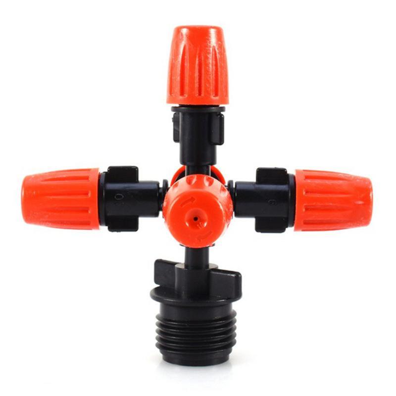 

Lawn Sprinkler Automatic 360 Rotating Garden Water Sprinklers Lawn Irrigation 5 Nozzles Garden Pipe Hose, 1pcs