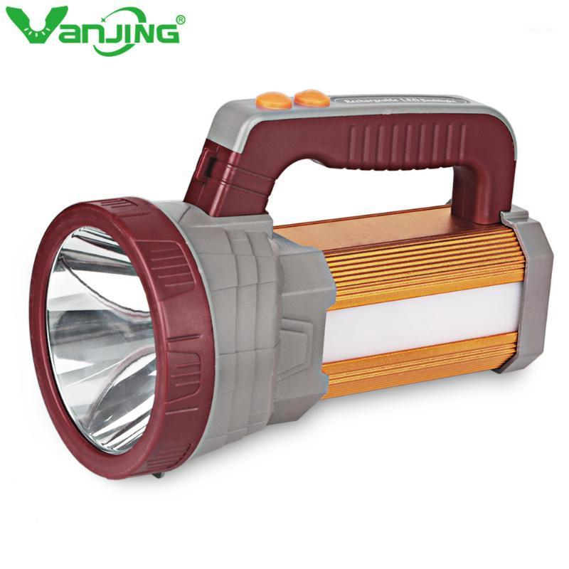 

LED Searchlight USB Rechargeable 15600mAh Outdoor Spotlight Portable Handheld Multi-function Camping Torch Light1