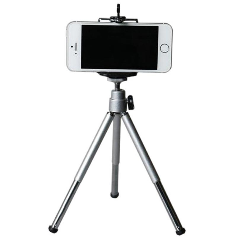 

Mini mobile phone tripod Aluminum alloy desktop photography digital SLR camera tripod universal mobile phone bracket with clip