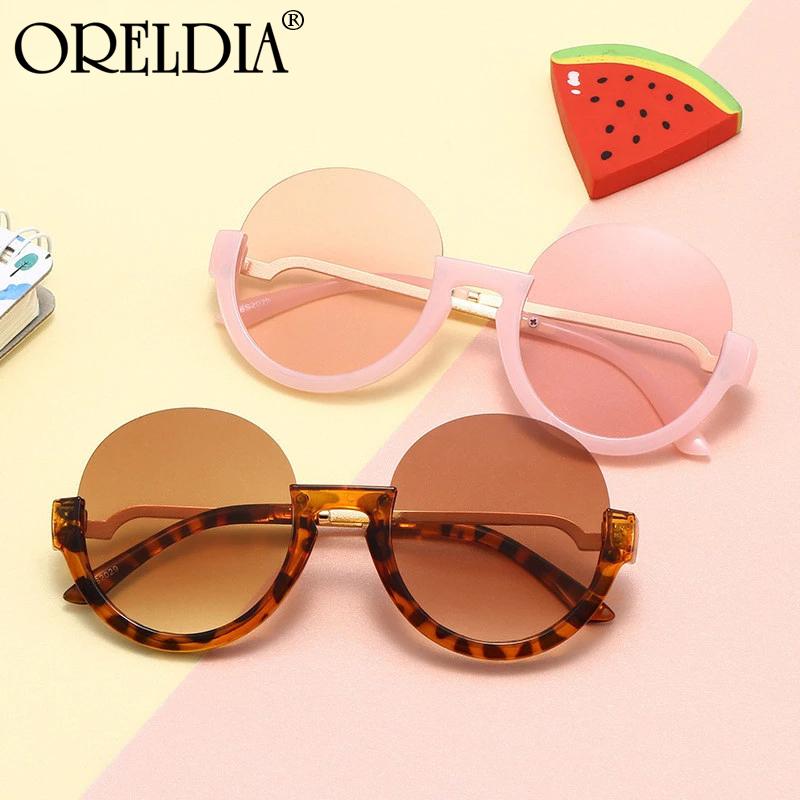 

ORELDIA Vintage Round Kids Sunglasses Plastic Boys Girls Vintage Retro Sun Glasses Gradient Sunglass Children UV400 Gafas De Sol