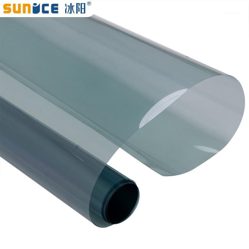 

Sunice 100cmx500cm 65%VLT Light Blue Solar Tint Car SunShade Film Car Windshield Nano Ceramic Window Tint Home Glass vinyl1