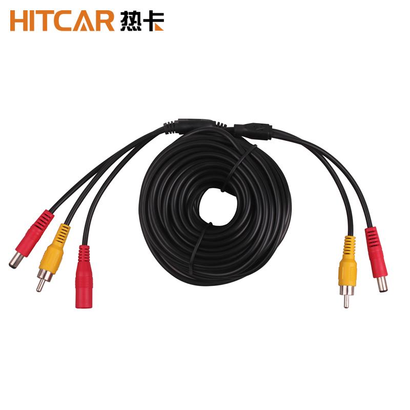 

DC Power Supply RCA AV Video 12V 24V Extension Cable Adapter Cord for Car Truck Bus Parking Home CCTV Camera 5 / 10 Meters