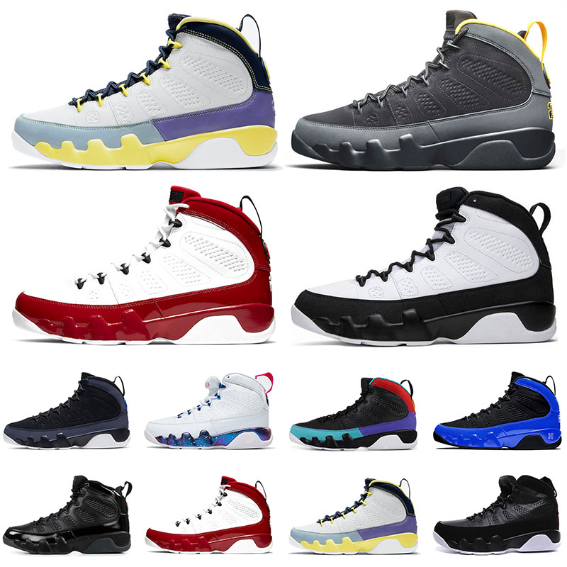 

2021 Hot Selling University Gold Jumpman 9 Mens basketball shoes 9s Gym Red Racer Blue retro Luxury Trainers Sneakers size 13
