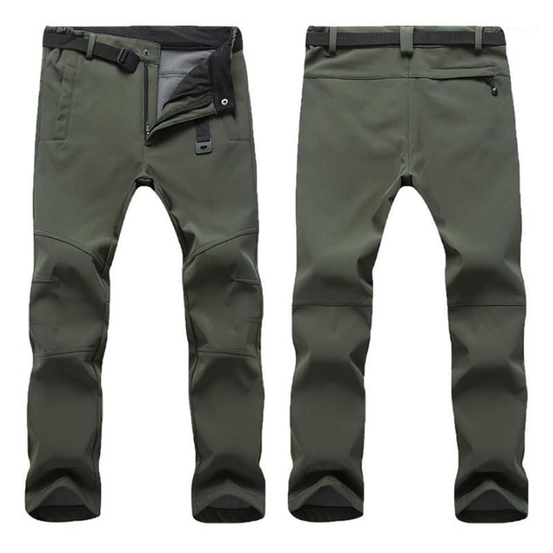 

Women Men Fleece Warm Hiking Pants Outdoor Sport Camping Fishing Skiing Waterproof Windproof Durable Trousers X537D1, Black women