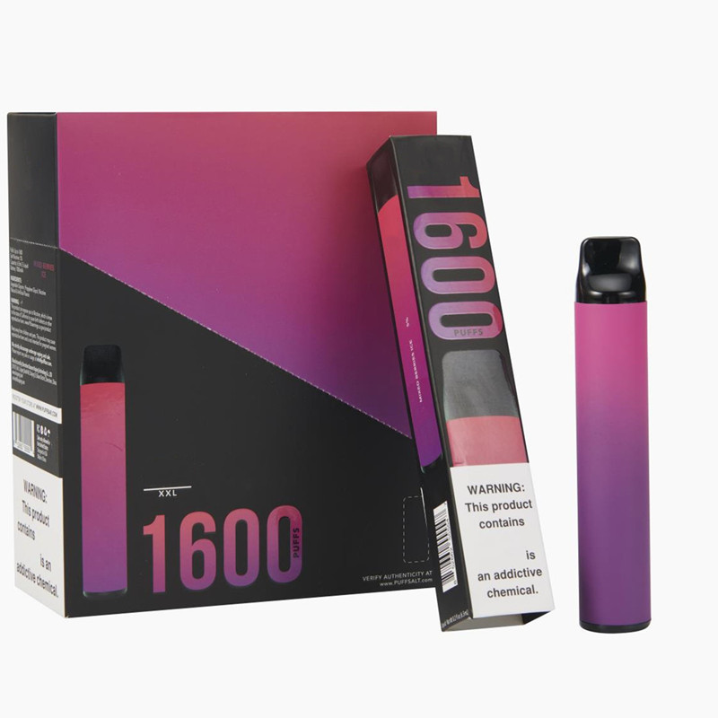 

Puff XXL cigarettes 1600 Puffs Disposable Vape Pen Device Strater Kits Empty Vaporizer 1000mAh Battery 6.5mL Pods Starter Kit, Tell us the flavs