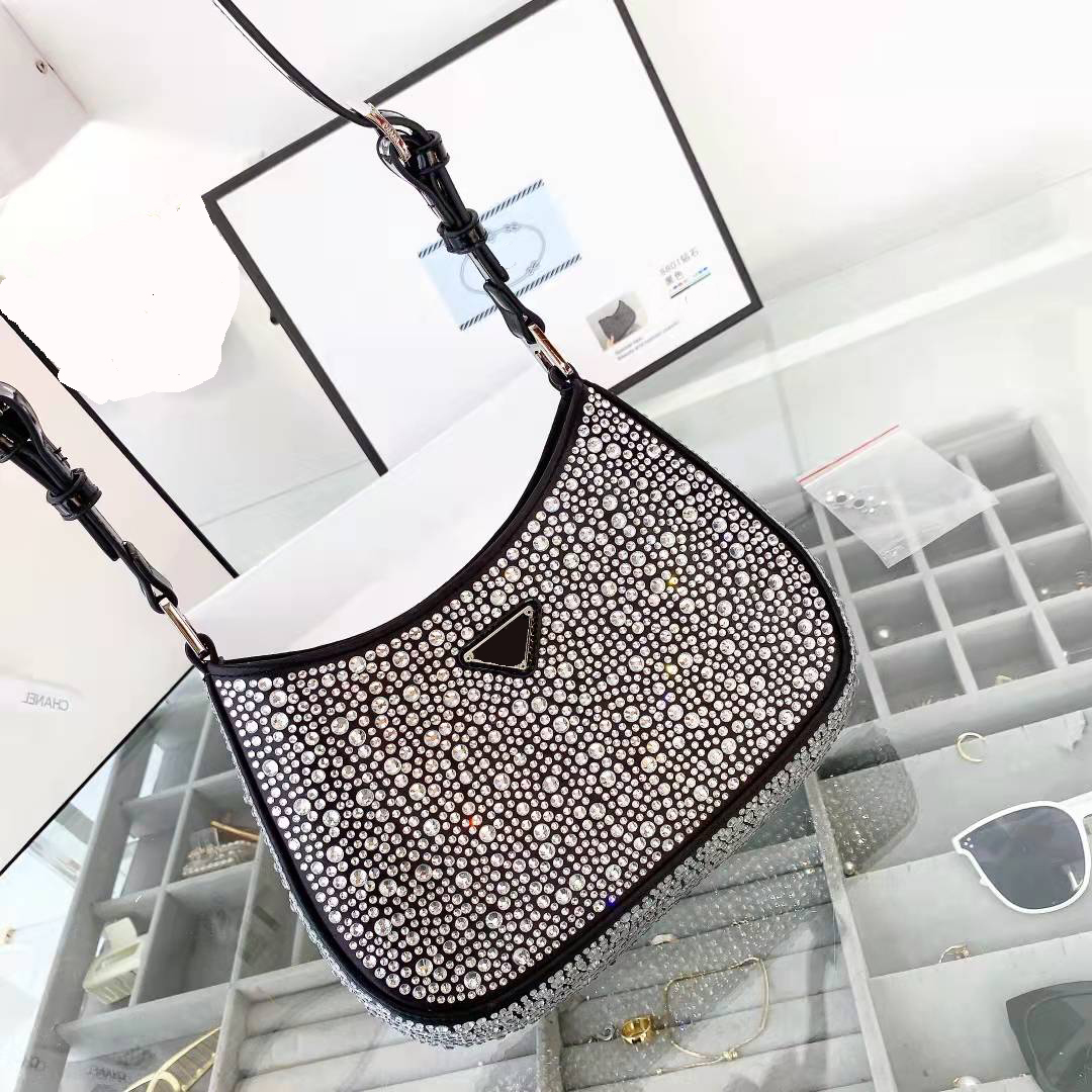 

Hobo armpit bags full diamond global limited model latest BlingBling messenger bag hand-held shoulder handbag jewelry coin card bag dating banquet must-have, Make up the difference and do not ship