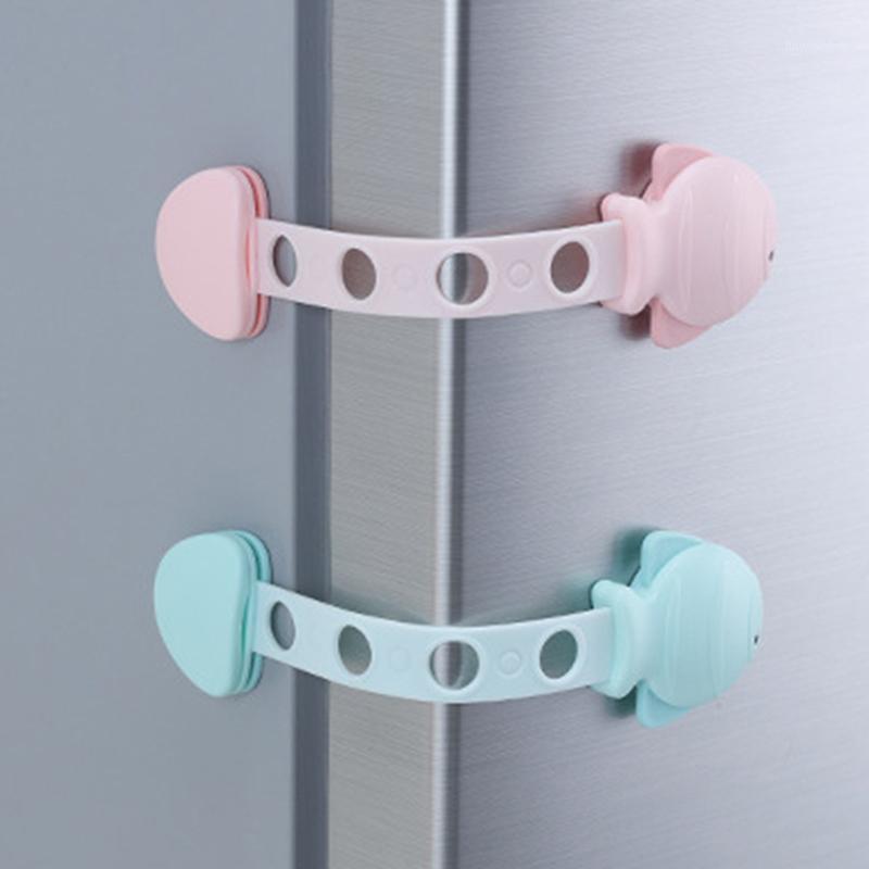 

1pc Child Safety Locks Lock Castle Security Padlock for Refrigerators Door Baby Safe Protection from Children Plastic1