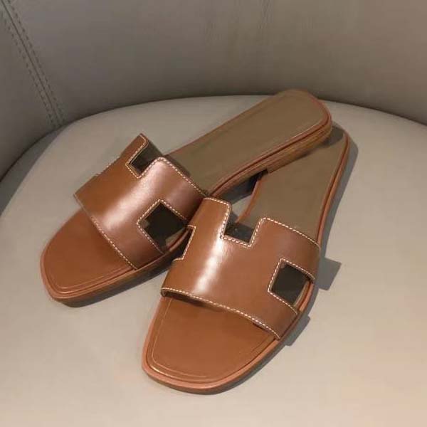 

New Woman Slipper Designer Slipper Superior Quality Genuine Leather Fashion Casual Slipper Sandy Flip Flops Size 34-43 With box, 9#