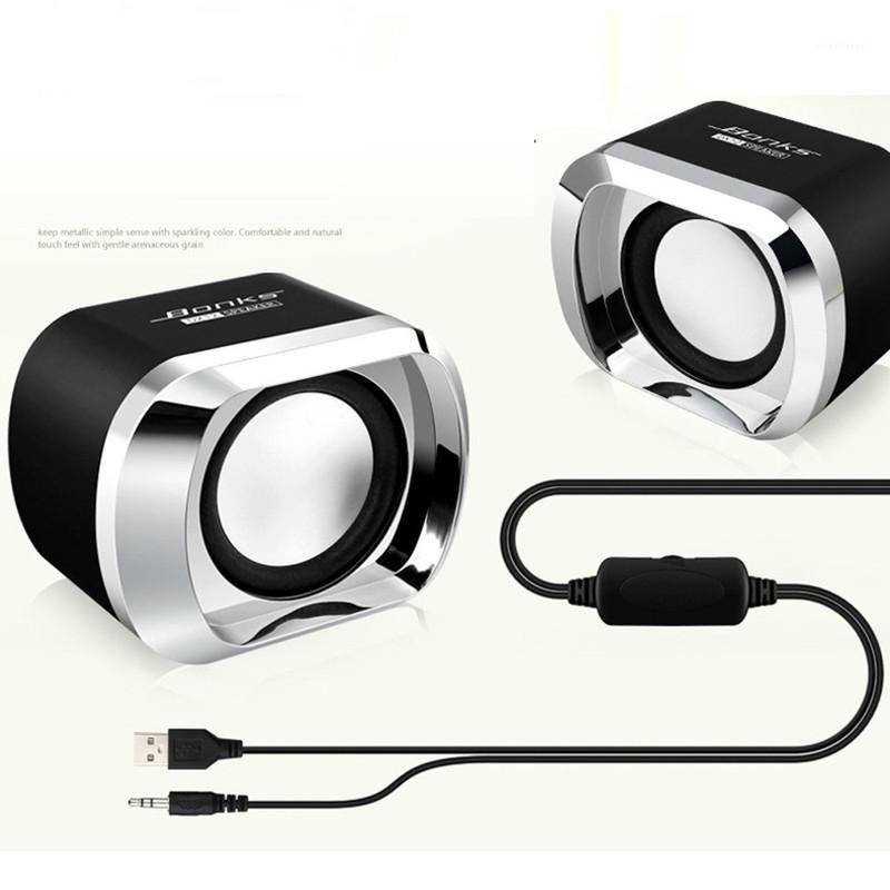 

USB Wired Laptop Speaker Mini Desktop Stereo Subwoofer 3.5mm Audio Jack Computer Speaker Can Be Connected To Mobile Phone1