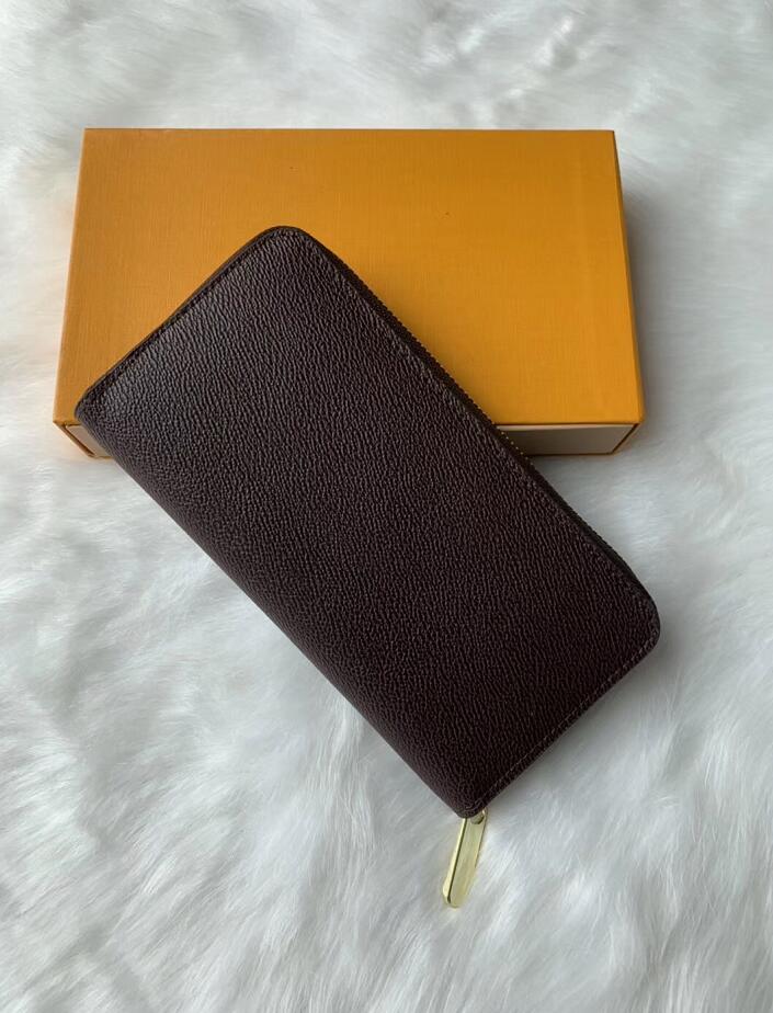 

Single zipper WALLET the most stylish way to carry around money, cards and coins men leather purse card holder long business, women wallet, Red;black