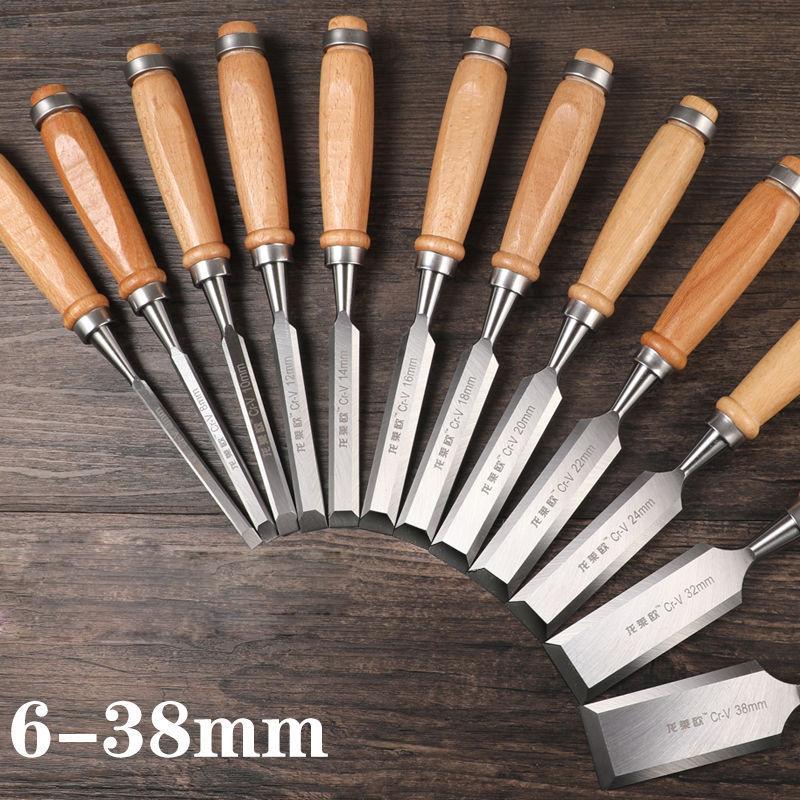 

Professional Hand Tool Sets 1pc Woodworking Chisel 8/12/16/24/32mm Chisels Carpenter's DIY Multi Slotting Tools Work Wood Carving