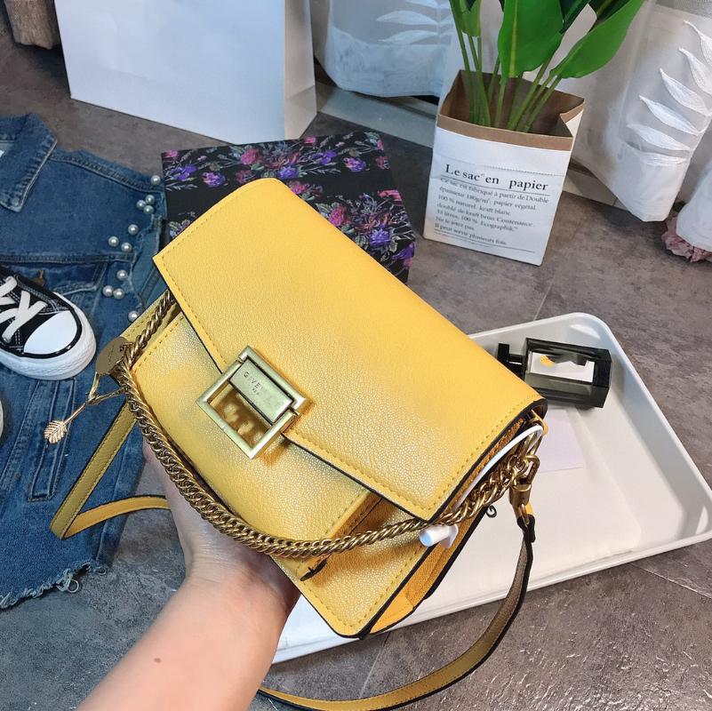 

Women's bag retro simple small square bag light luxury all-match messenger shoulder leather female, Black