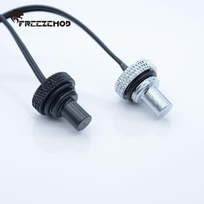 

FREEZEMOD plug temperature sensor waterproof plug DuPont terminal interface computer pc water cooler fitting.DT-CWD1